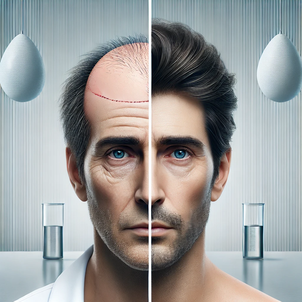 stress affect hair transplant results