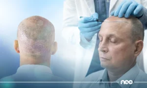 hair transplant scars